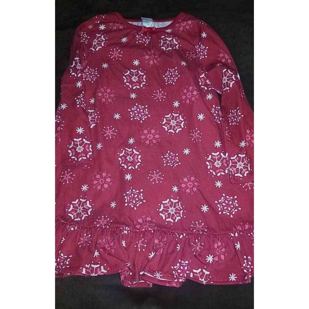 Gymboree Christmas‎ Size small 5 6 snowflake nightgown